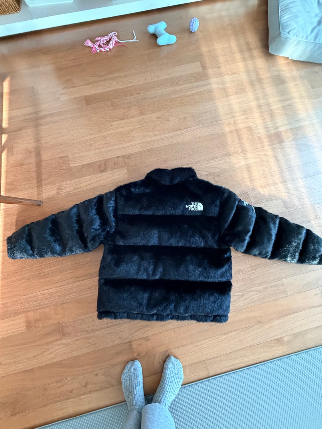 슈프림 x 노스페이스 포우 퍼 눕시 자켓 블랙 - 20FW 상품이미지5