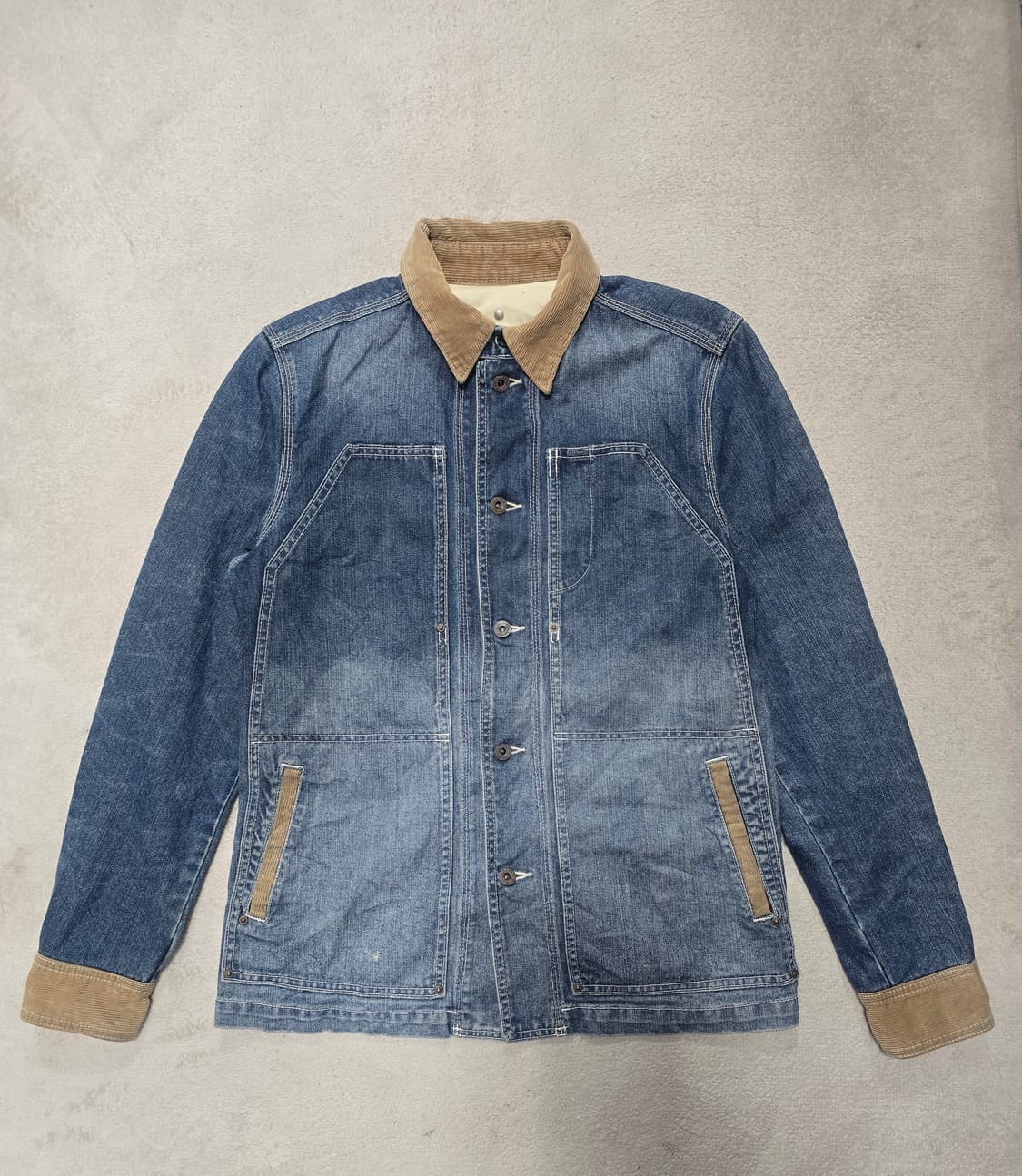 타케오키쿠치 스웨이드 데님 자켓 4 상품이미지1