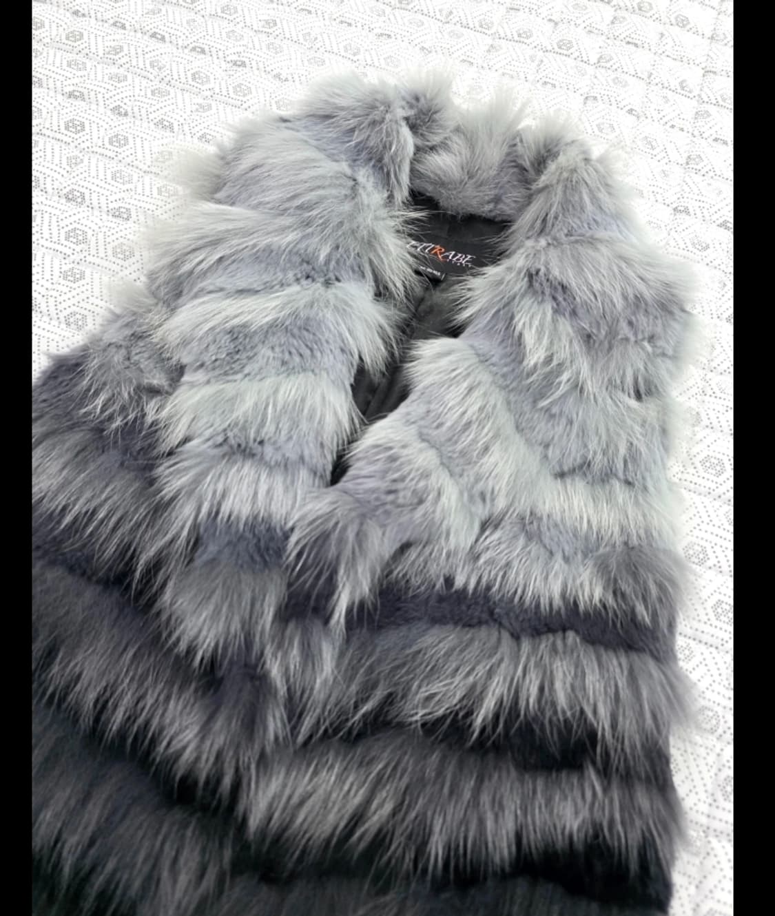 모피 ETTRABE 그라데이션 폭스 퍼 베스트 55 상품이미지3