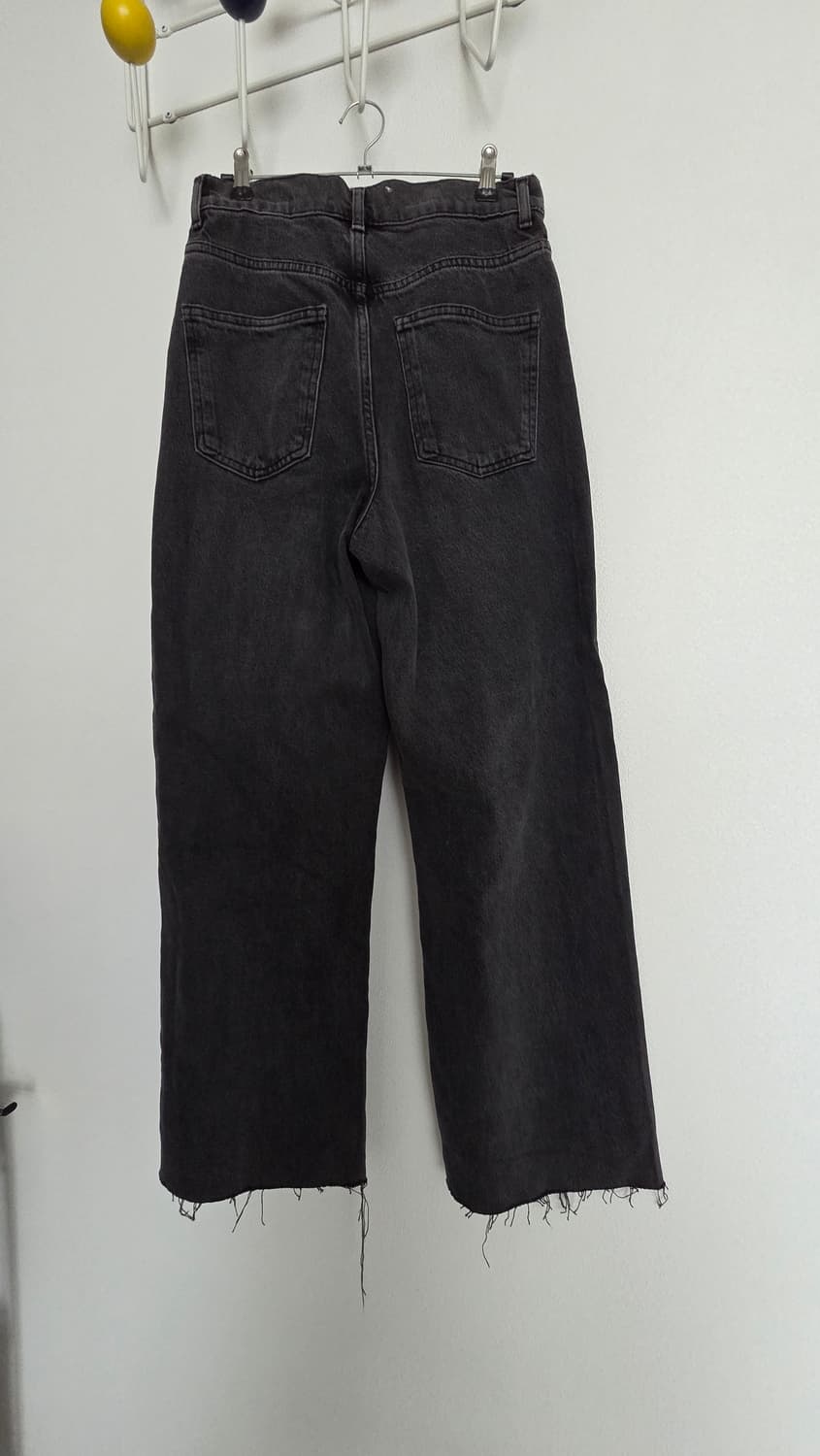 ZARA 와이드 데님 팬츠 블랙 26 상품이미지4