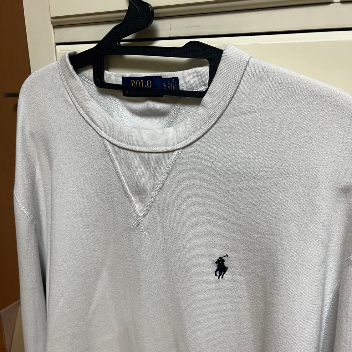 [XL] 폴로 아이보리 맨투맨 상품이미지3