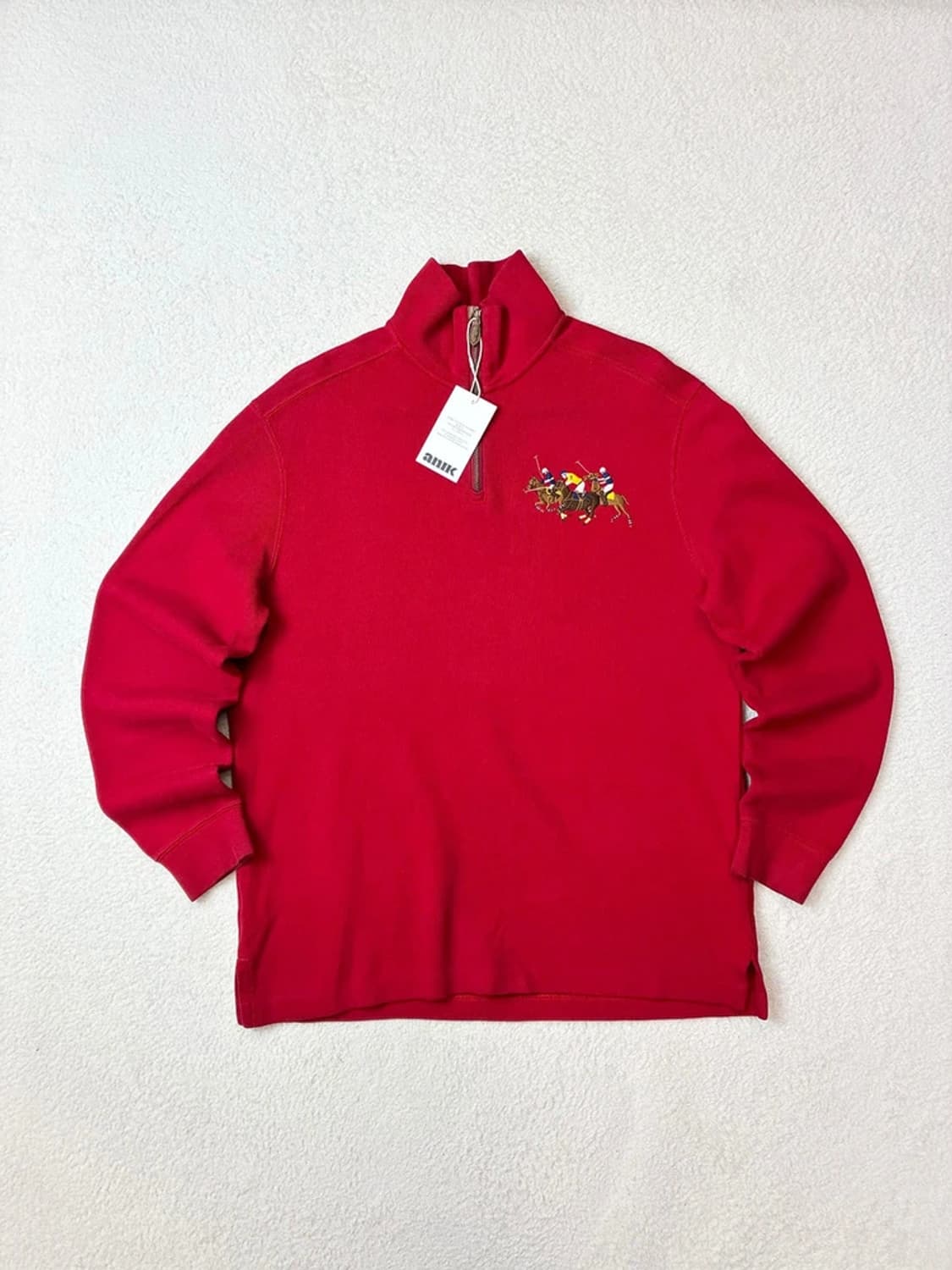 폴로 랄프로렌 00's 자수 로고 스웻 쿼터 집업 PN5944    상품이미지1