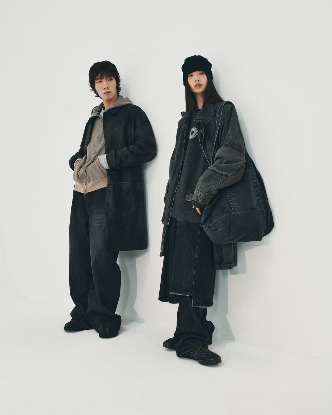 999휴머니티 BIG DENIM TOTE BAG(black) 상품이미지6