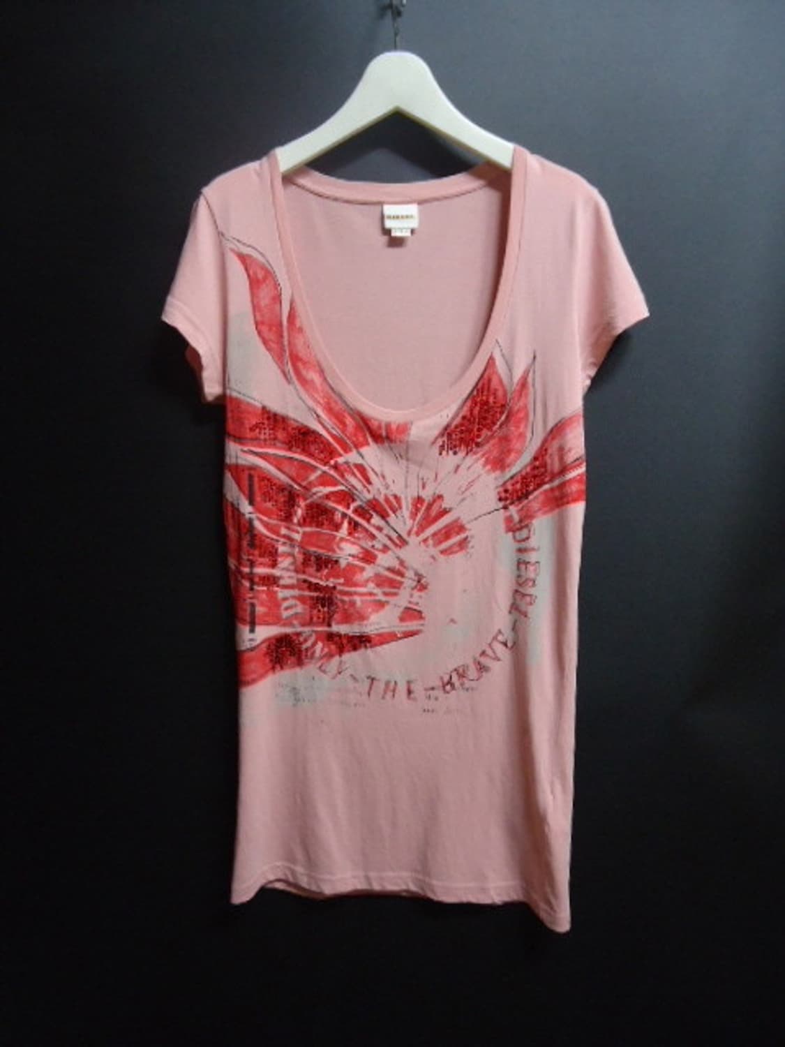 Diesel 디젤 빈티지 프린팅 비즈 롱셔츠 상품이미지1