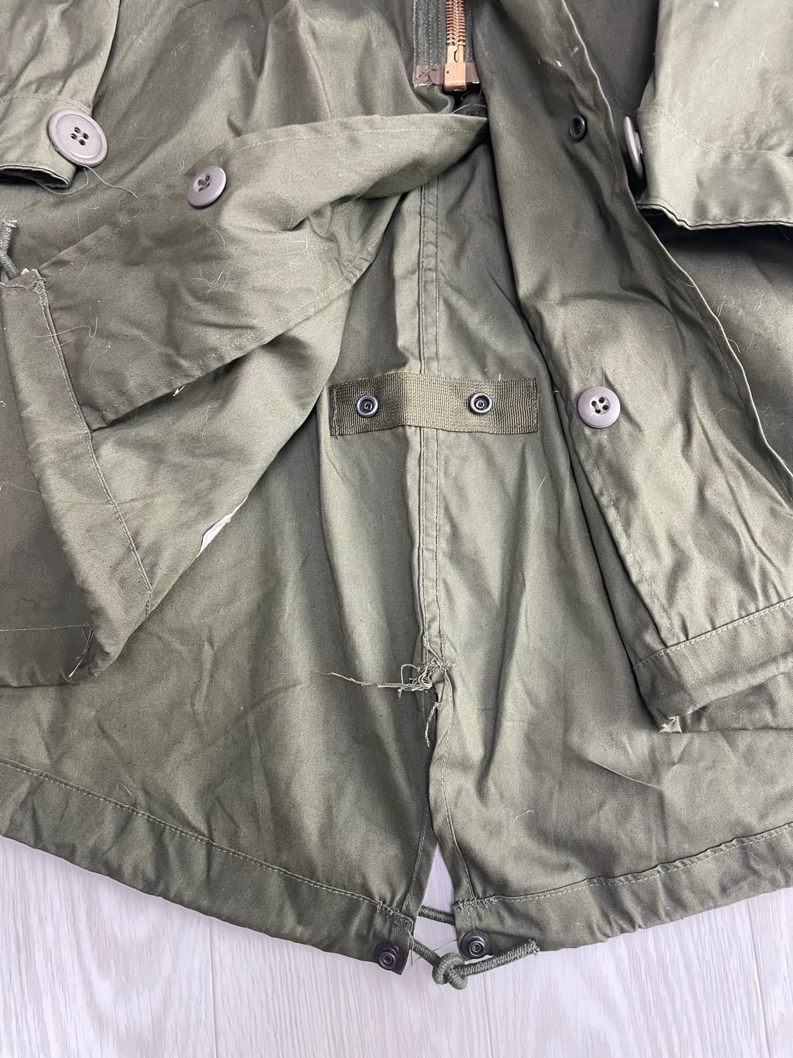 m65피쉬테일 og 데드스탁 미사용 새상품 S 외피 개파카 상품이미지7