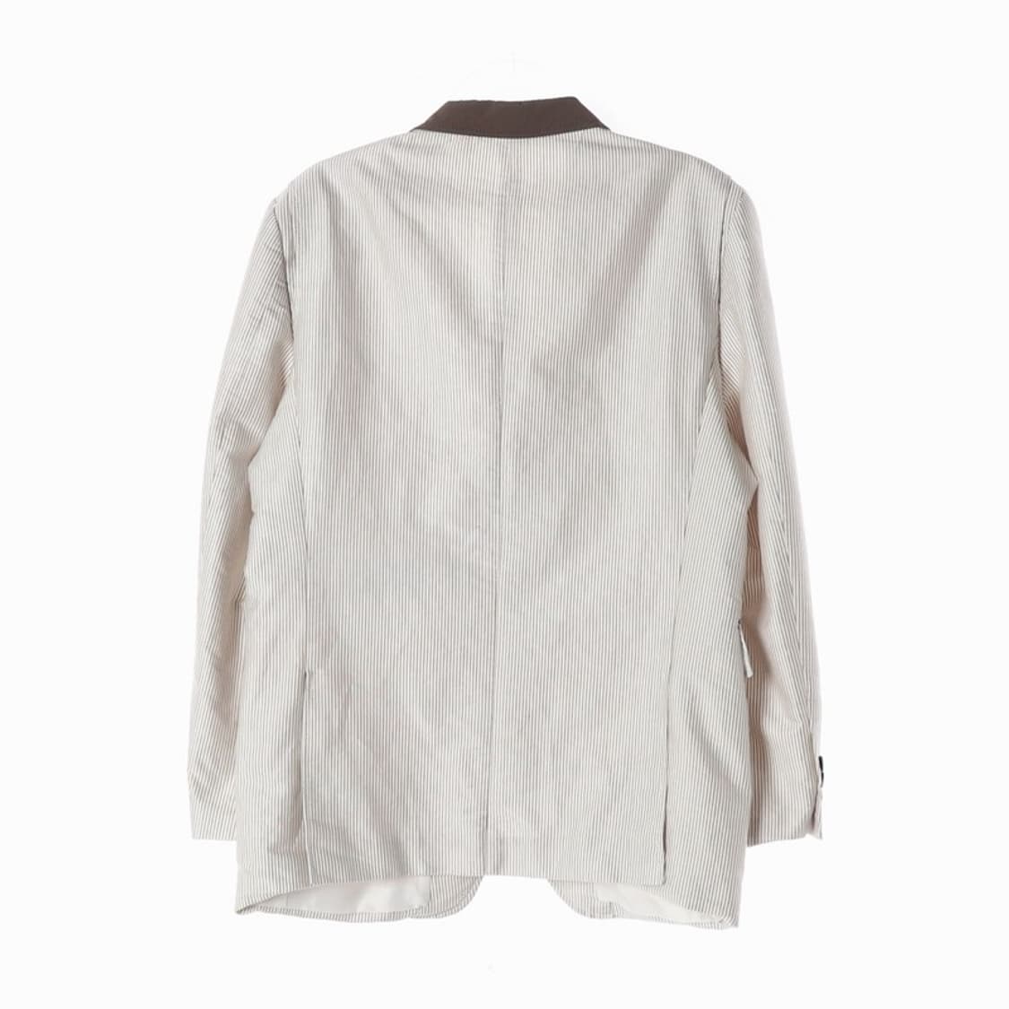 LONE 브라운 배색 스트라이프 자켓 100 상품이미지2