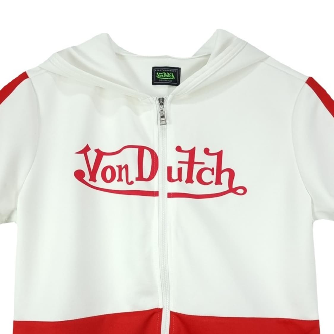 [본더치] 빅로고 프린팅 루즈핏 반팔 후드 집업 M20187 상품이미지4