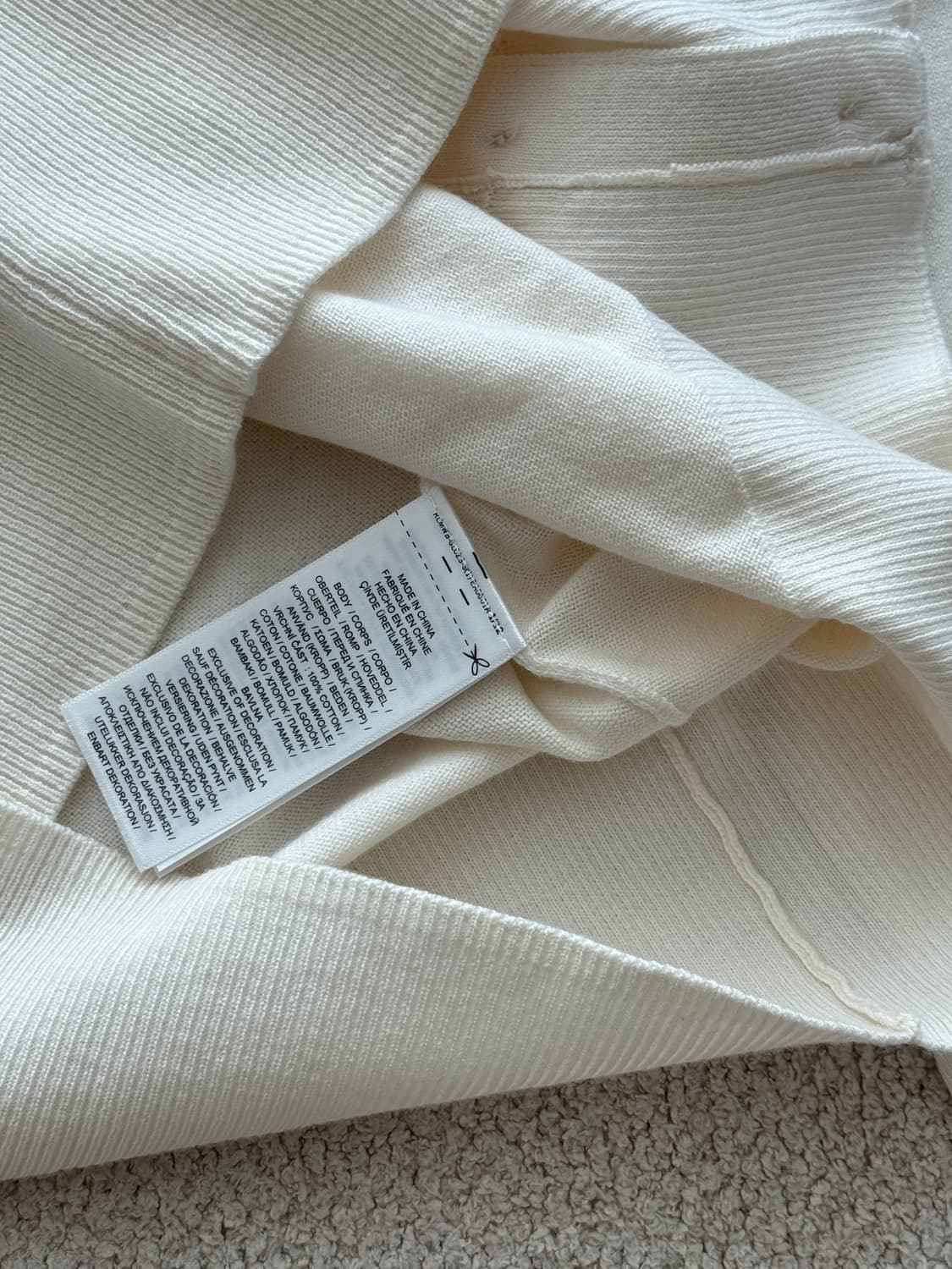 (새상품/정품) 폴로랄프로렌 피마코튼 가디건 (화이트) 상품이미지4