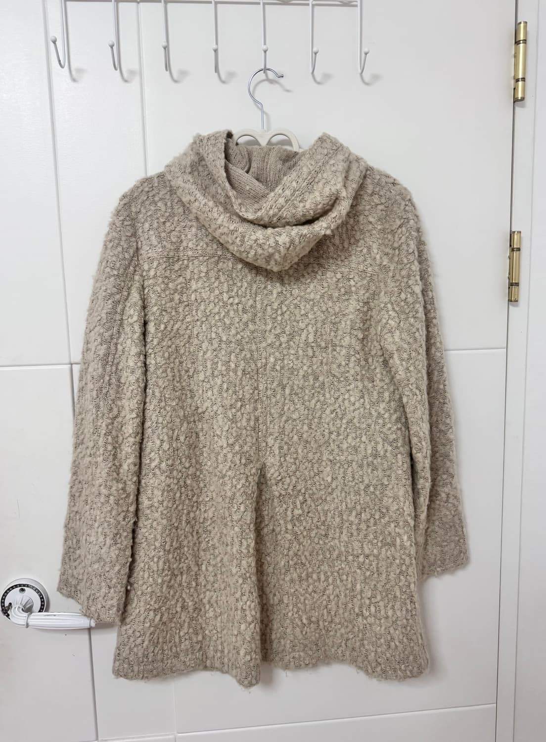 빈티지 모리걸 브라운 뽀글이 후드 코트 상품이미지2