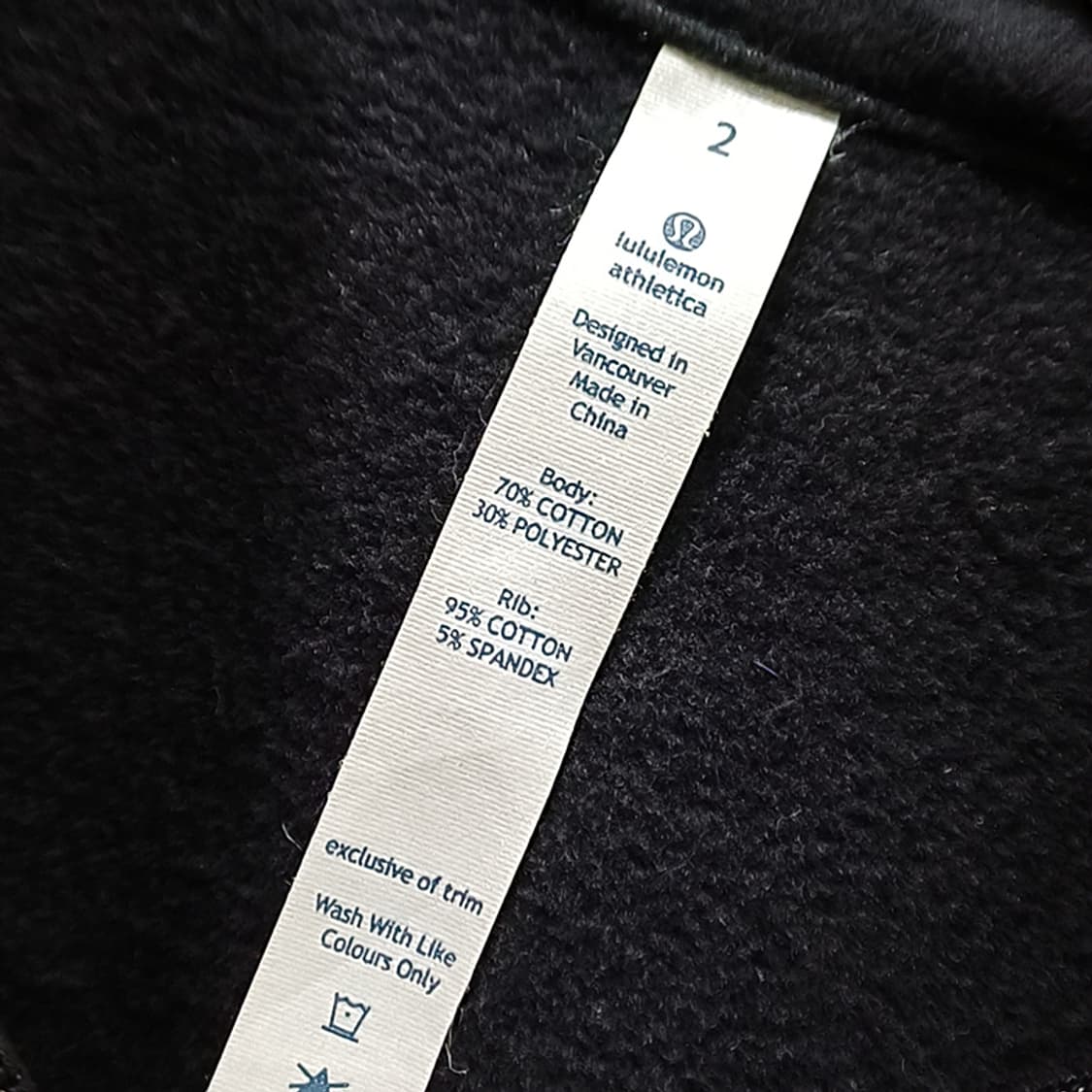 룰루레몬 스쿠바 기모 후드 집업 자켓 2 훌륭 블랙 사랑봉봉 상품이미지7