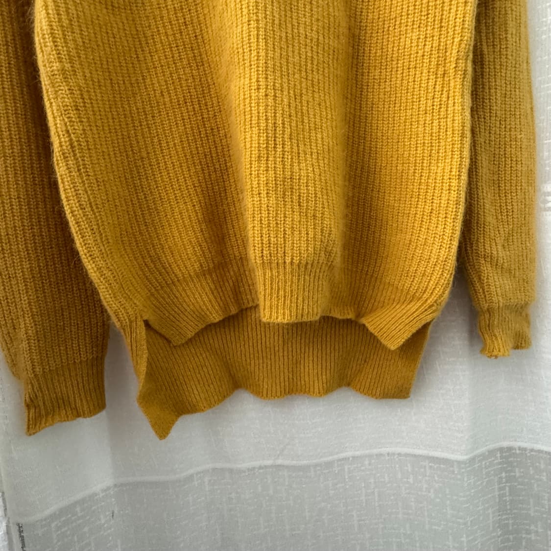 머스타드 포근 긴팔 니트 티셔츠 상품이미지7