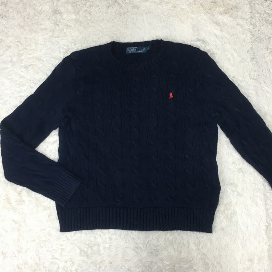 폴로 스몰로고 꽈배기니트 BB13 상품이미지1