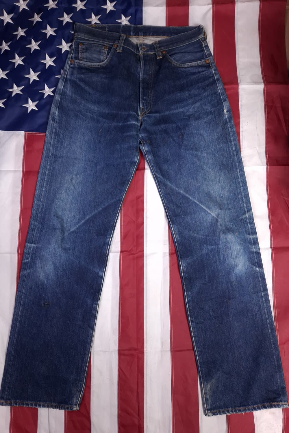 오리지날 미국제조 발렌시아 리바이스 501-XX 셀비지 데님진 상품이미지7