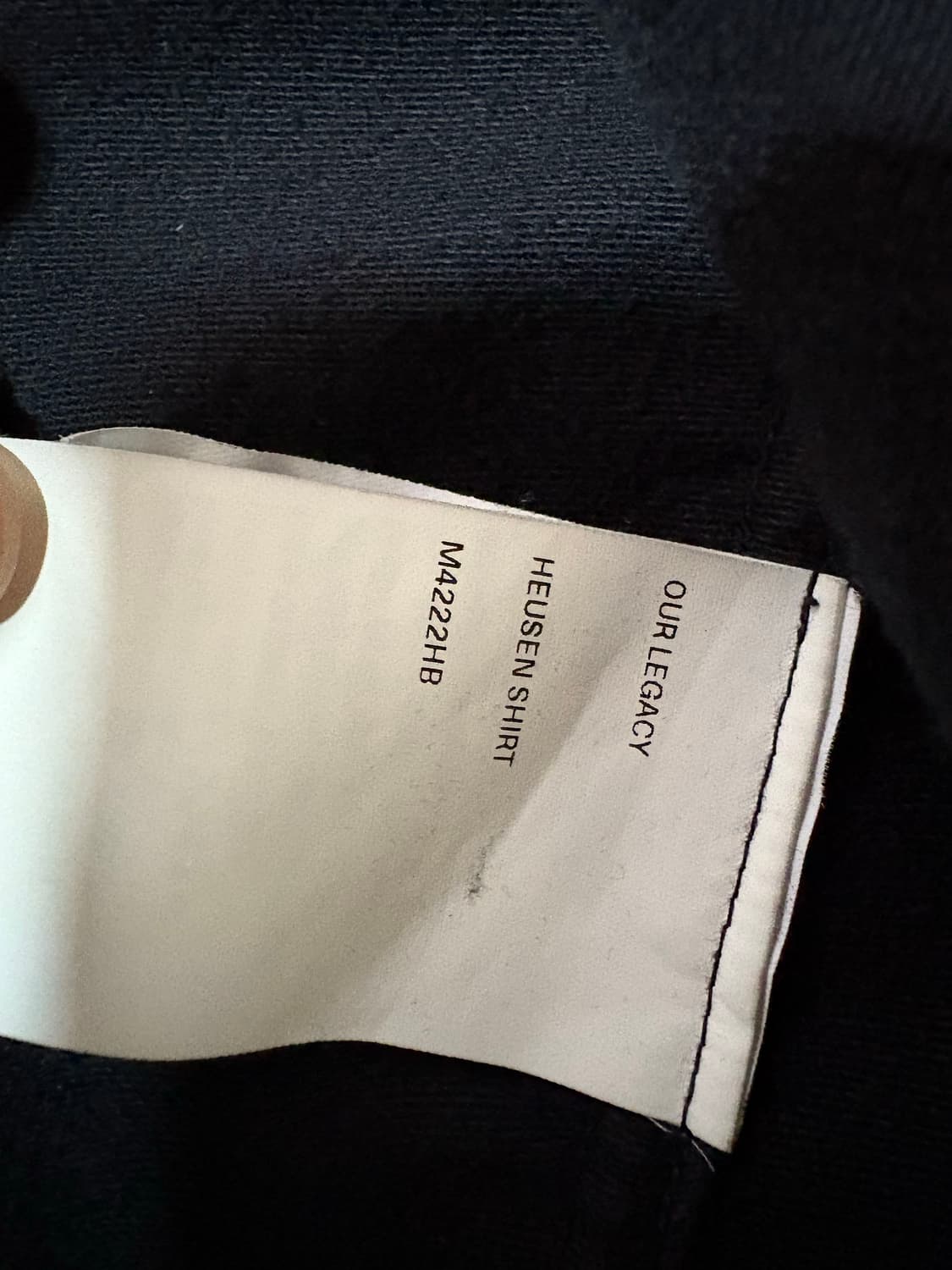 아워레가시 heusen shirt 몰스킨 상품이미지2