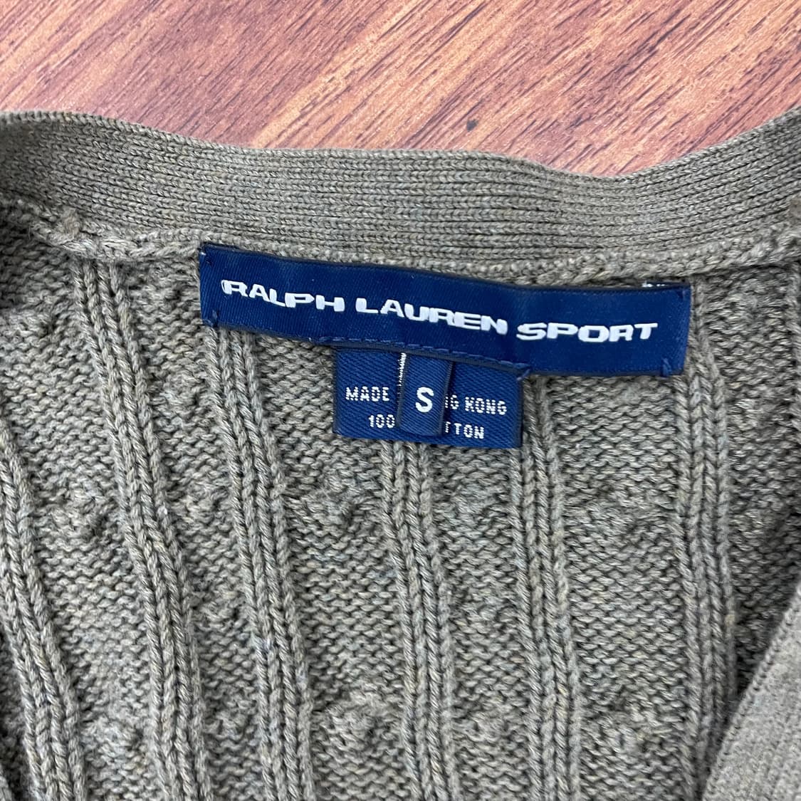 여성 폴로 케이블 가디건  상품이미지2