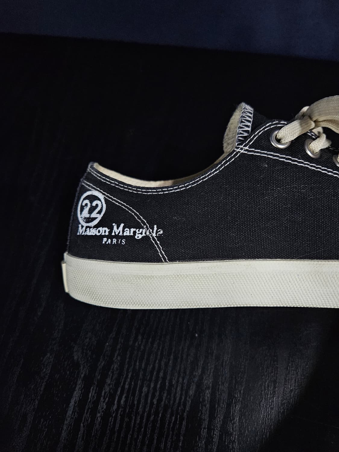 메종 마르지엘라 블랙 남성 41 타비슈즈 스니커즈 상품이미지7