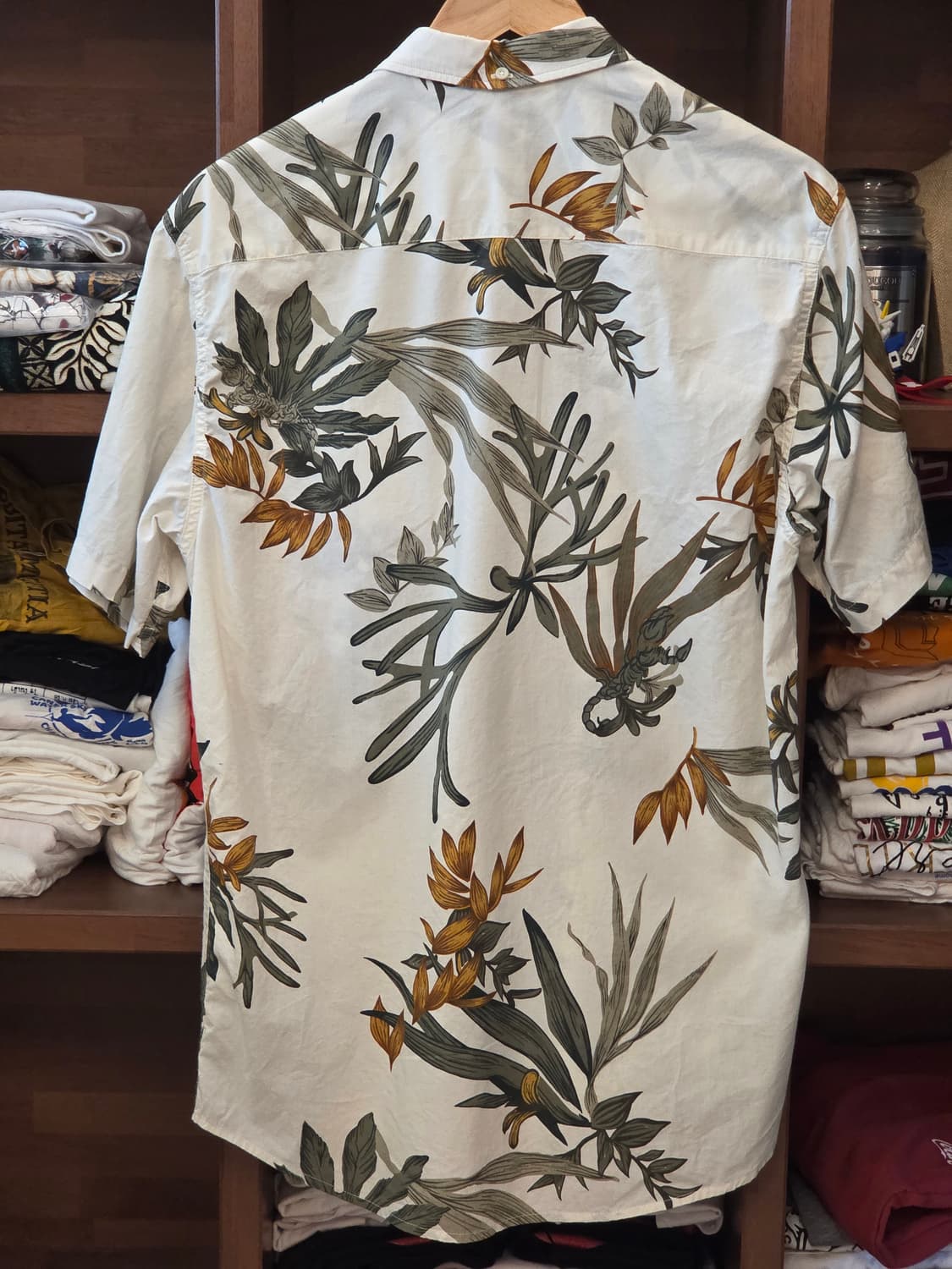 QUIKSILVER Botanical Hawaiian Shirt 상품이미지7