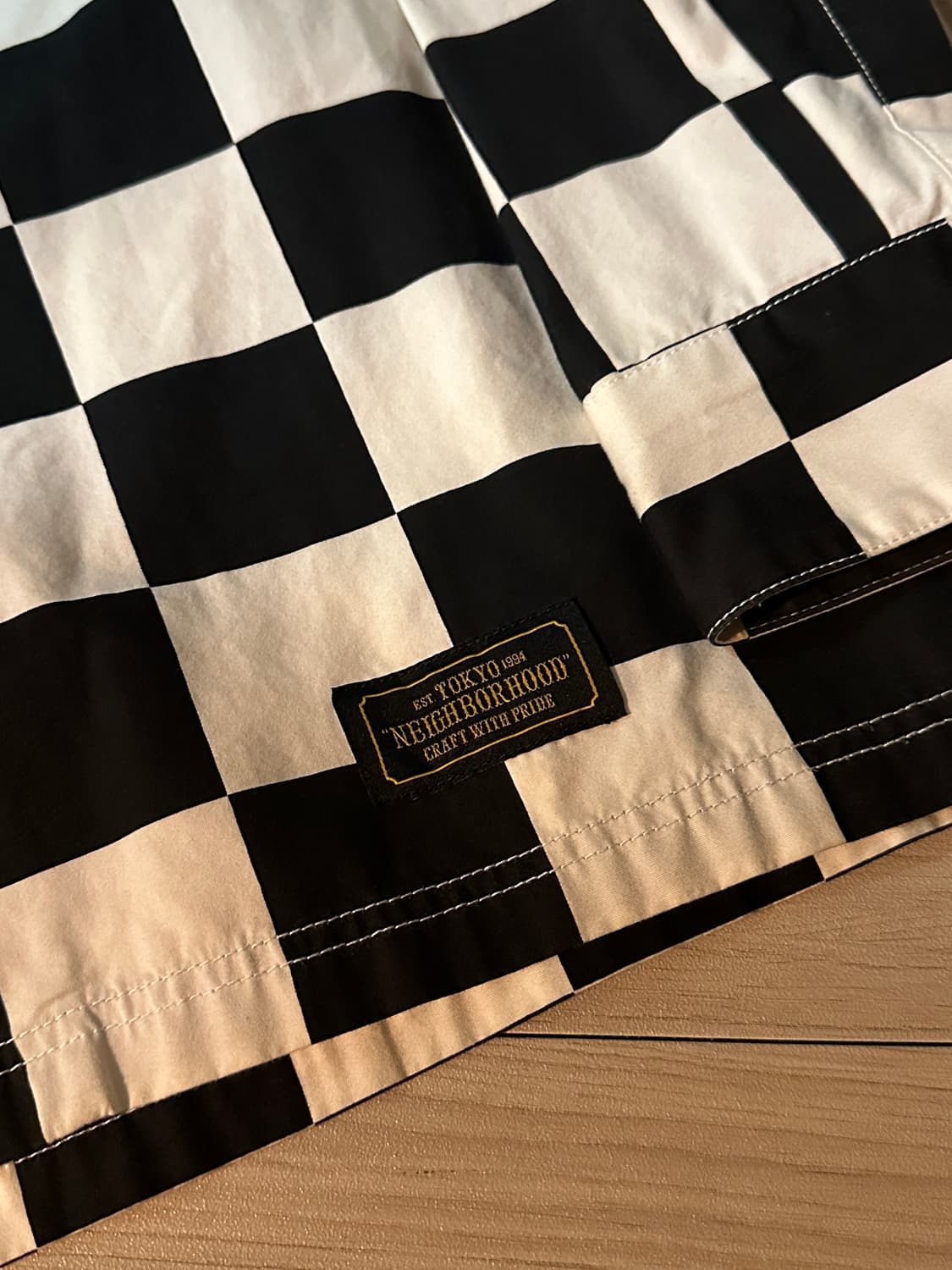 네이버후드 체커보드 셔츠 상품이미지4