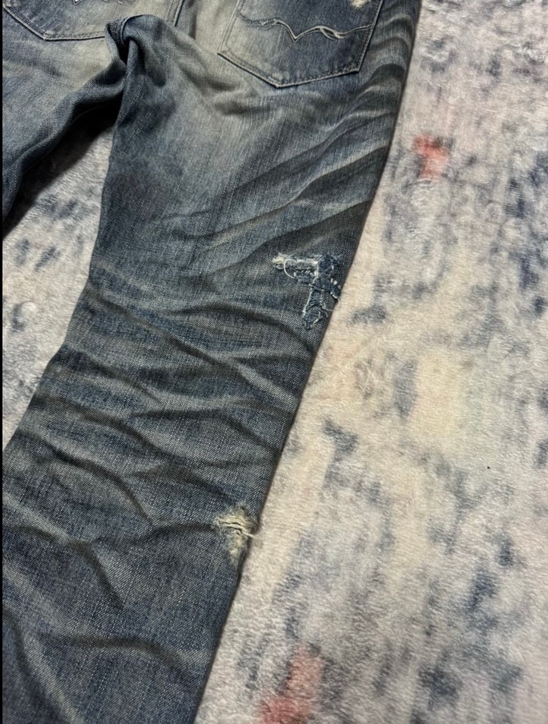 Fuga 00s archive whisker boot cut denim 상품이미지8