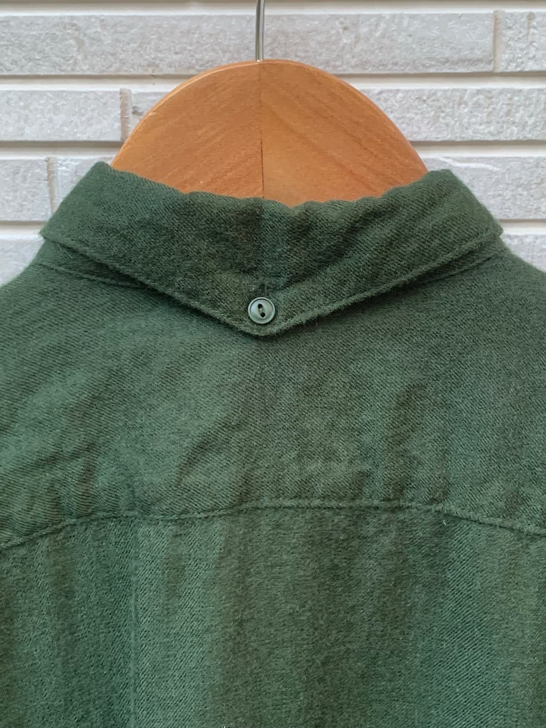 Issey Miyake Sport 그린 울 셔츠 상품이미지7