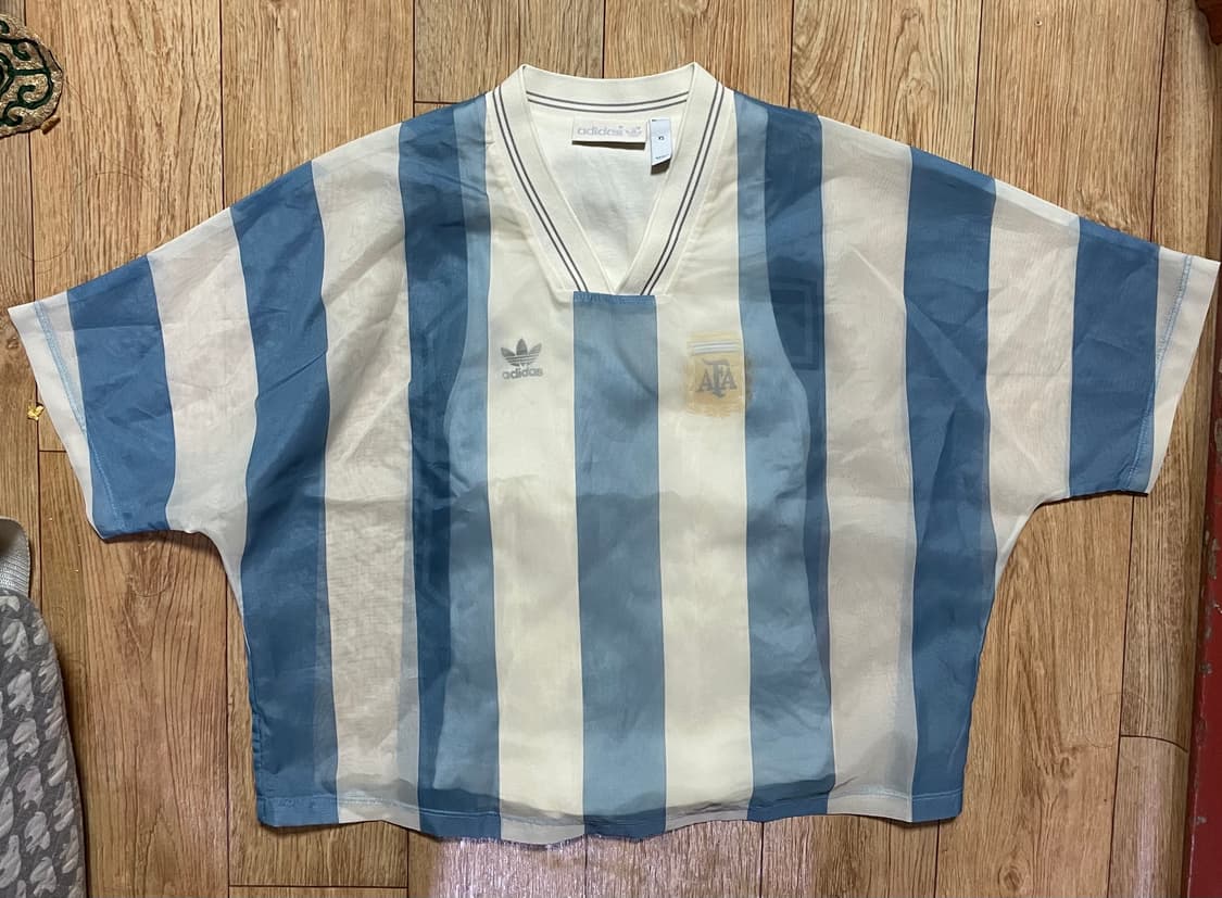 아디다스 아르헨티나 반팔 축구 유니폼 져지 나시 반팔티 상품이미지1