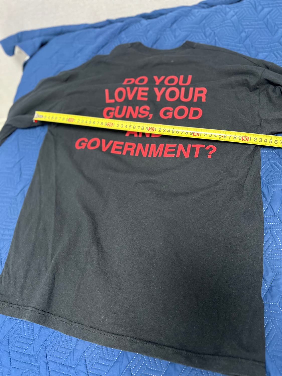 00s 마릴린 맨슨 gun god government 빈티지 롱슬 상품이미지3