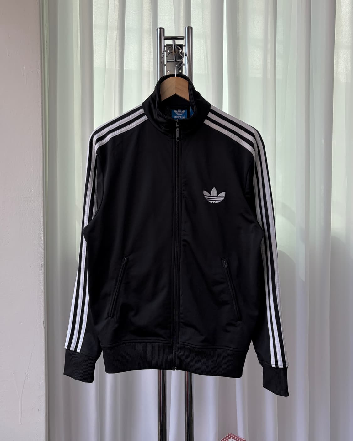 [M-L]아디다스 구형 파이어버드 블랙 트랙탑 져지 상품이미지3
