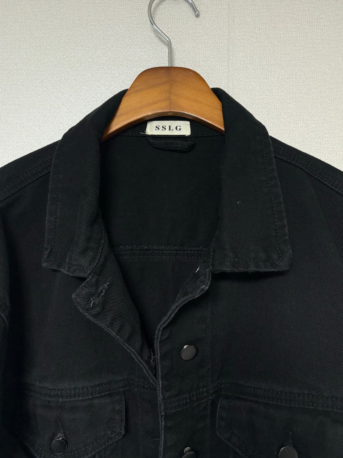 흑청자켓 블랙데님자켓 블랙자켓 청자켓 상품이미지3