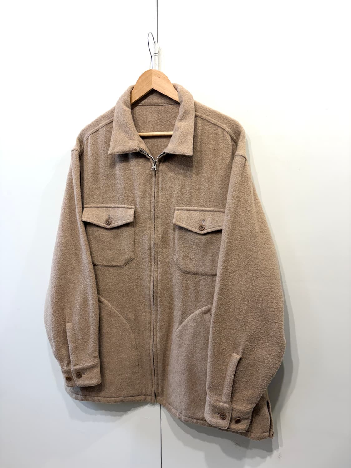 90's 랄프로렌 울 집업 자켓 상품이미지2