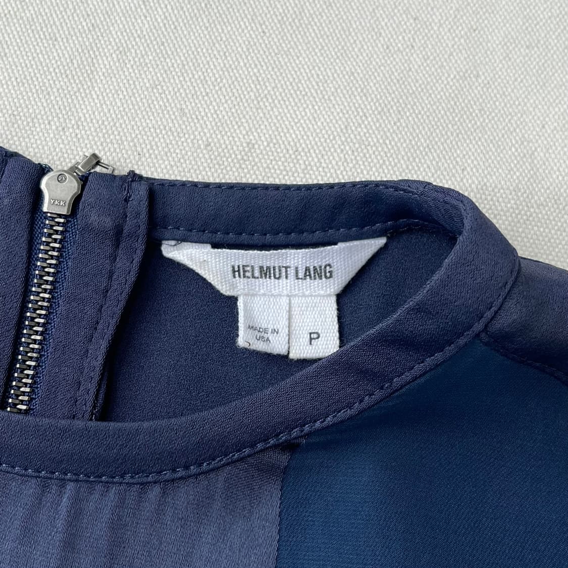 헬무트랭 시스루 패치워크 슬리브리스 탑 상품이미지7