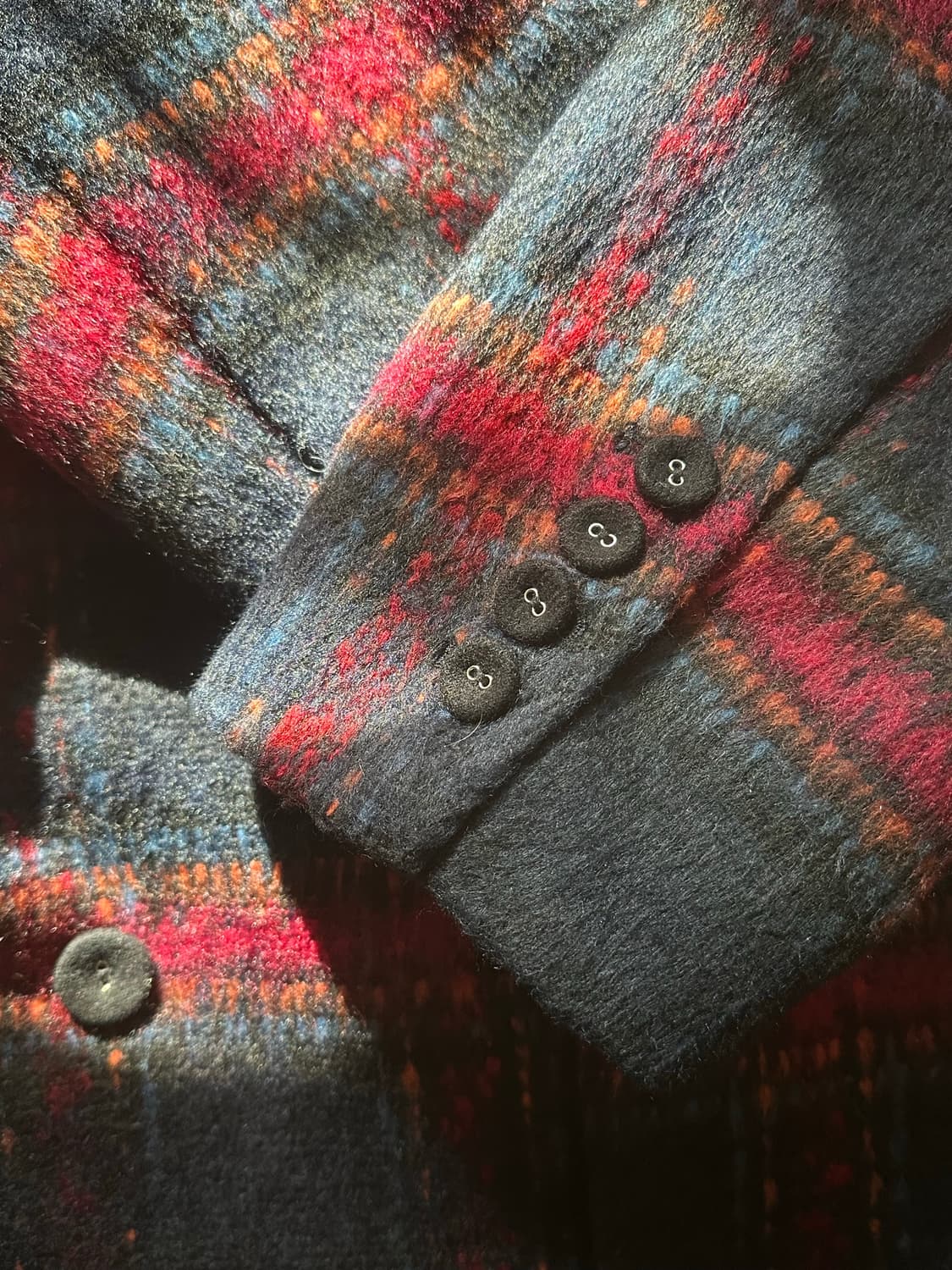 프리미엄 체크 롱코트 상품이미지3