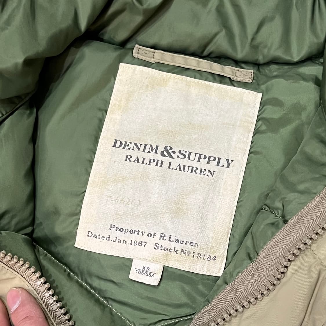  데님앤서플라이 성조기 패딩 y14728 상품이미지6