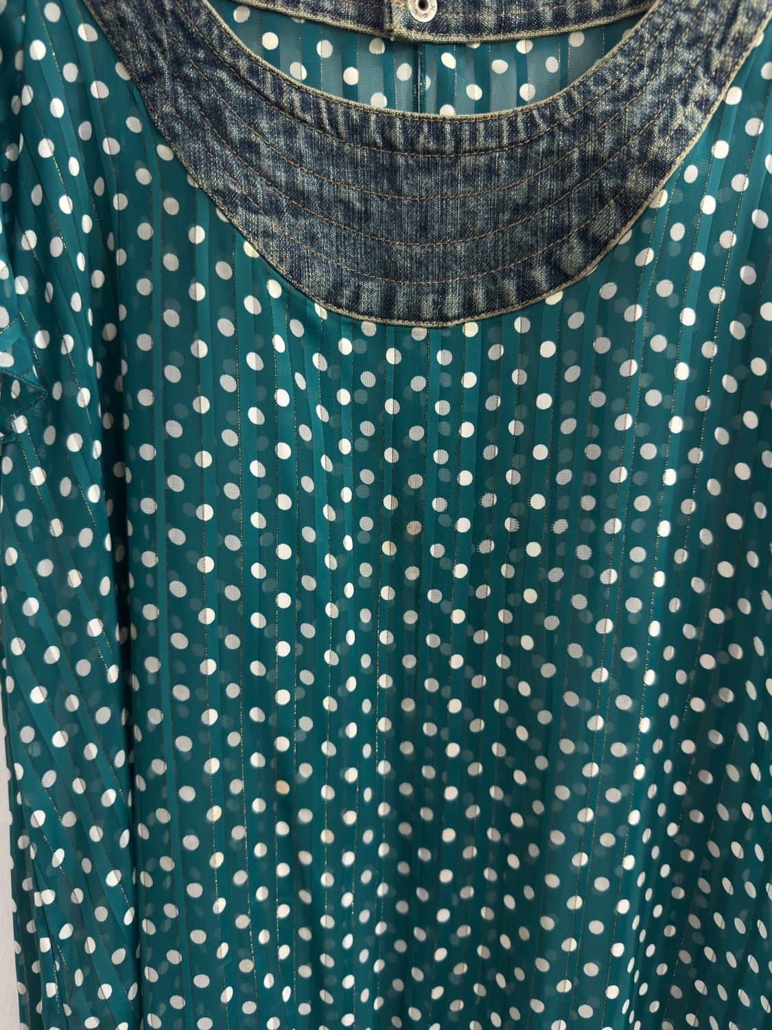 design seethrough dot dress 상품이미지4