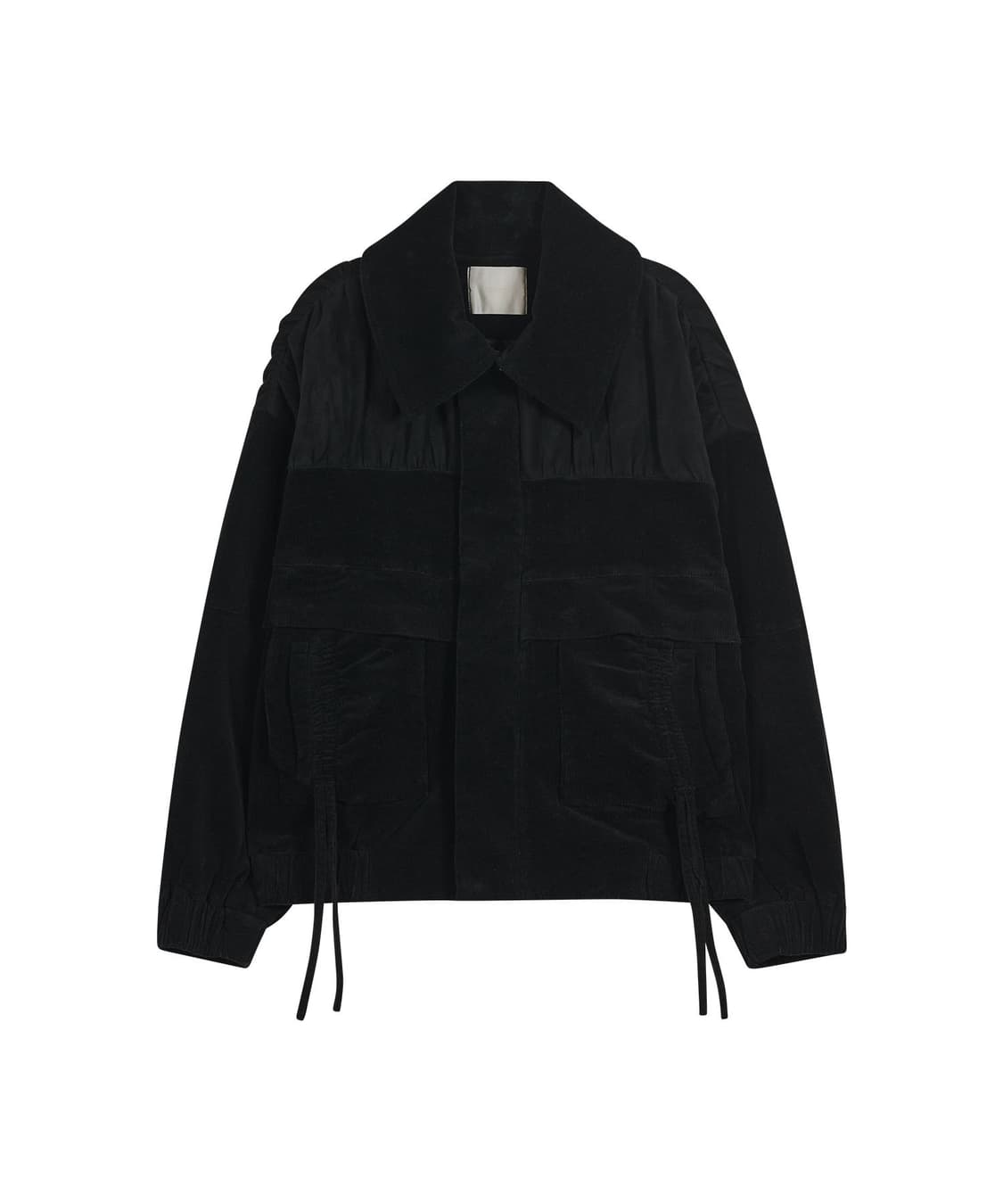 타입서비스 믹스드 셔링 점퍼 블랙 상품이미지1