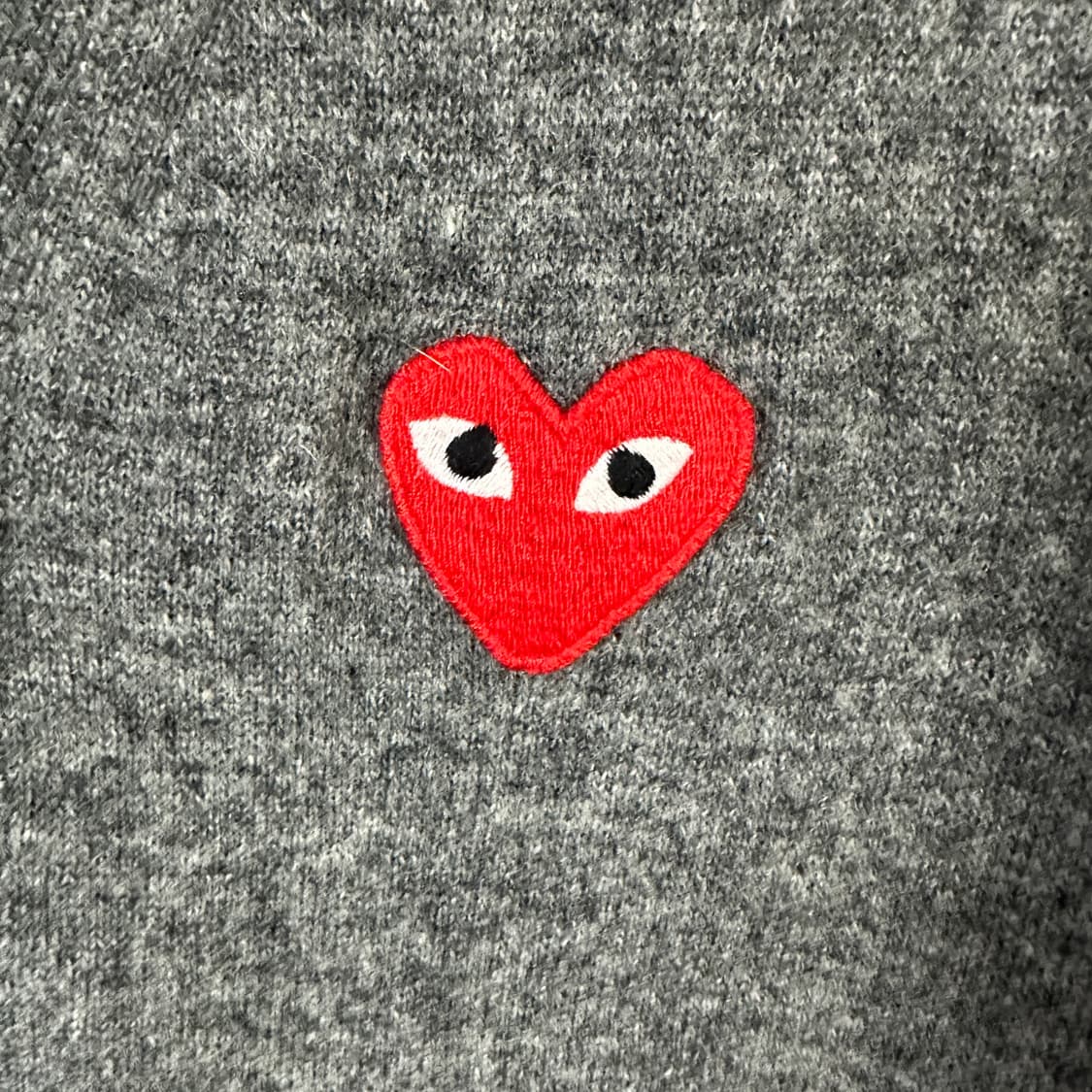 꼼데가르송 그레이 가디건 상품이미지2