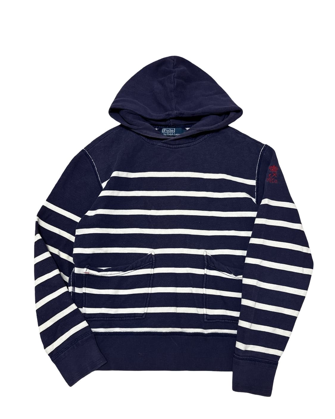 폴로 랄프로렌 스트라이프 네이비 후드티 상품이미지1