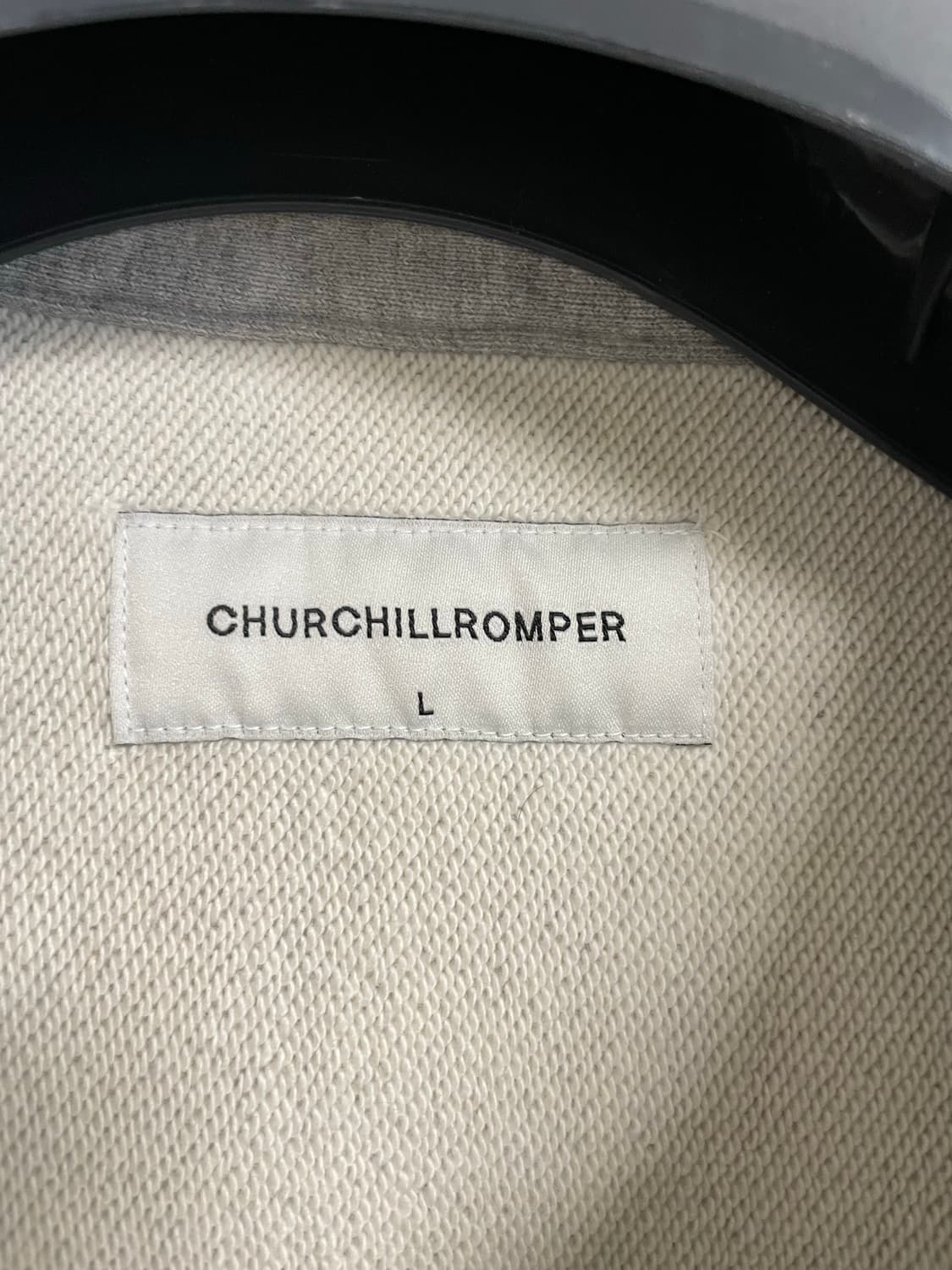 [L] 처칠롬퍼 하프집 풀오버 빈티지 그레이 상품이미지4