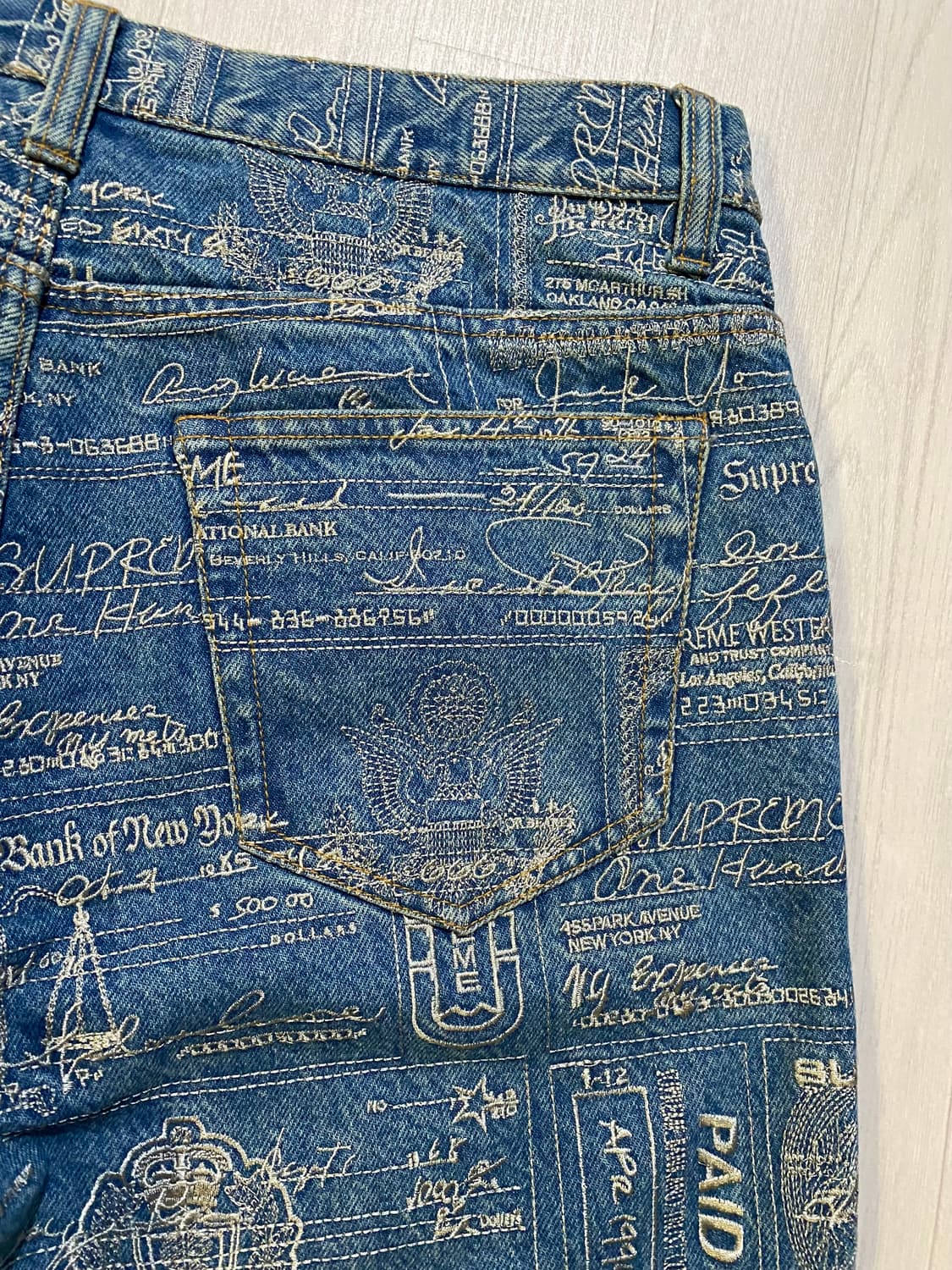 슈프림 자수팬츠 상품이미지7