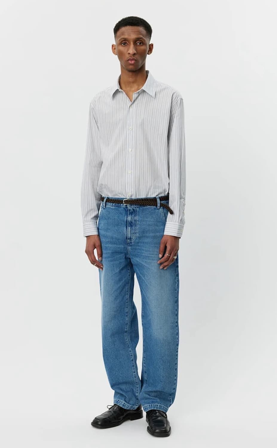 mfpen 레귤러진 워시드블루 M사이즈 상품이미지1