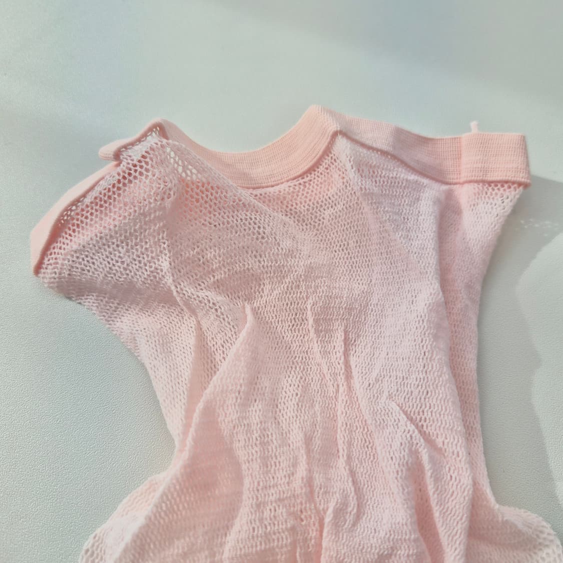 WORLD RHYTHM 라이트핑크 메쉬 망사 팬티스타킹 상품이미지3