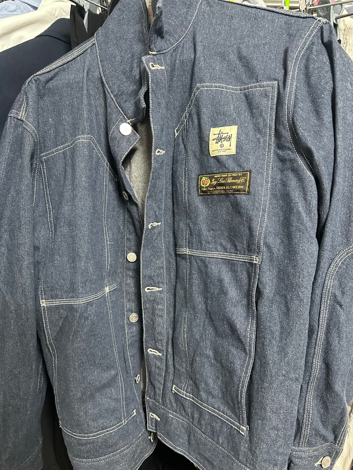 스투시 X 로로피아나 X mmw 데님자켓 상품이미지3