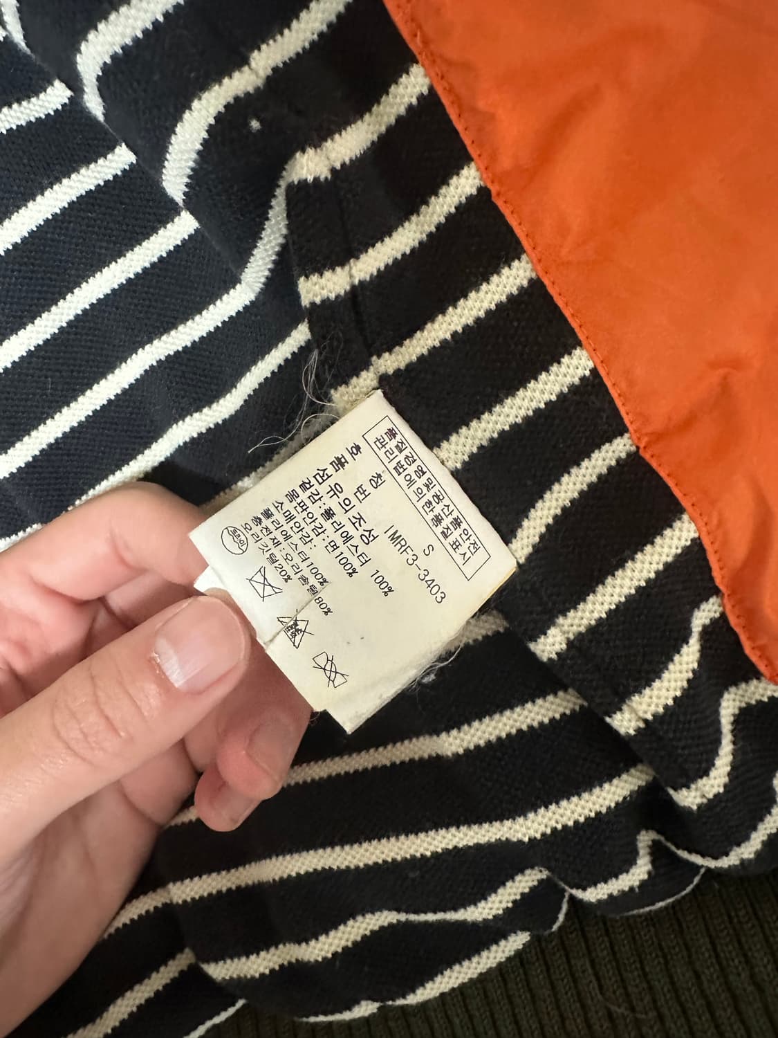 폴로 랄프로렌 오렌지 패딩 s 상품이미지4