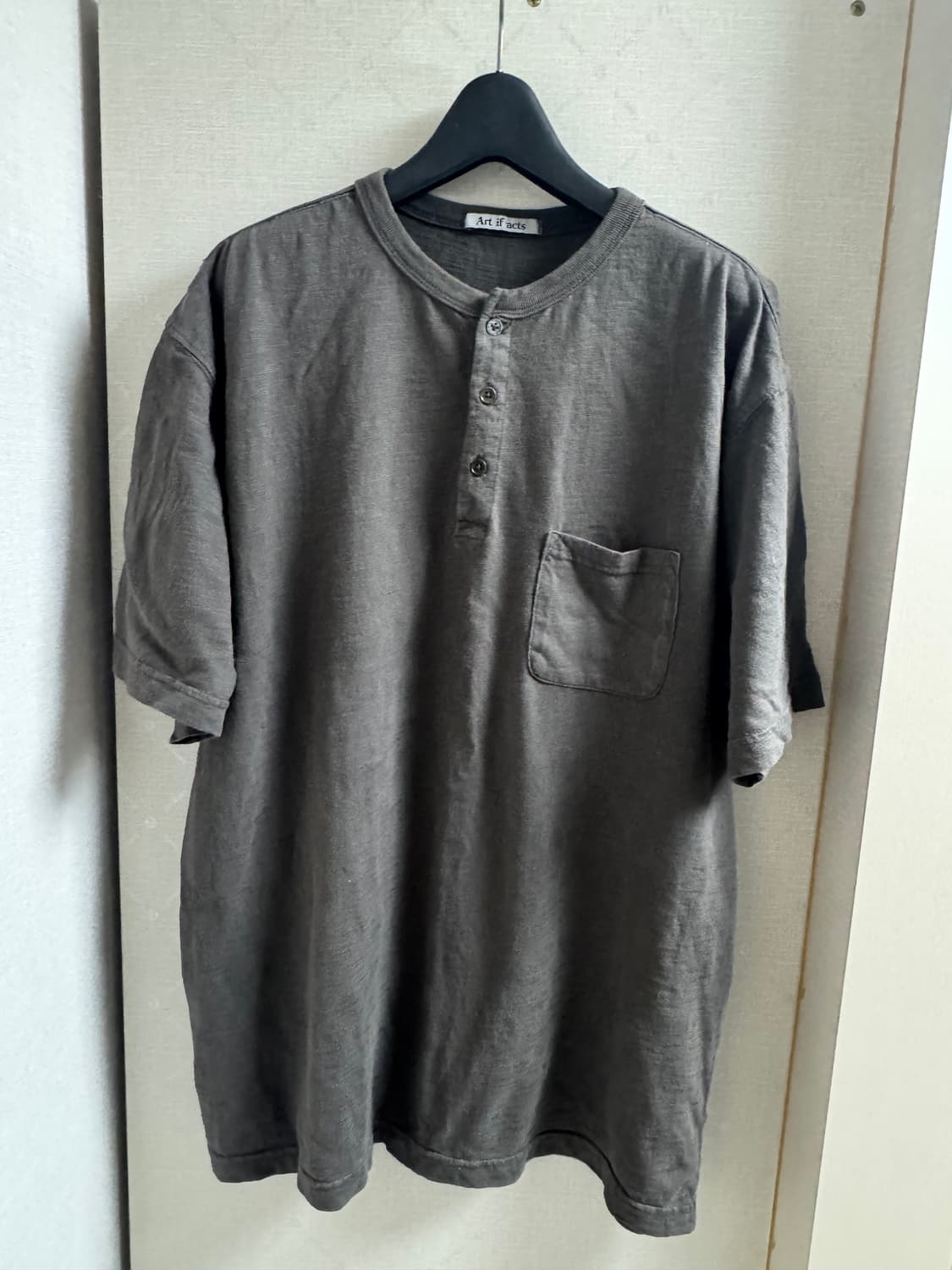 아트이프팩츠 / 반소매 헨리넥 / L 상품이미지1