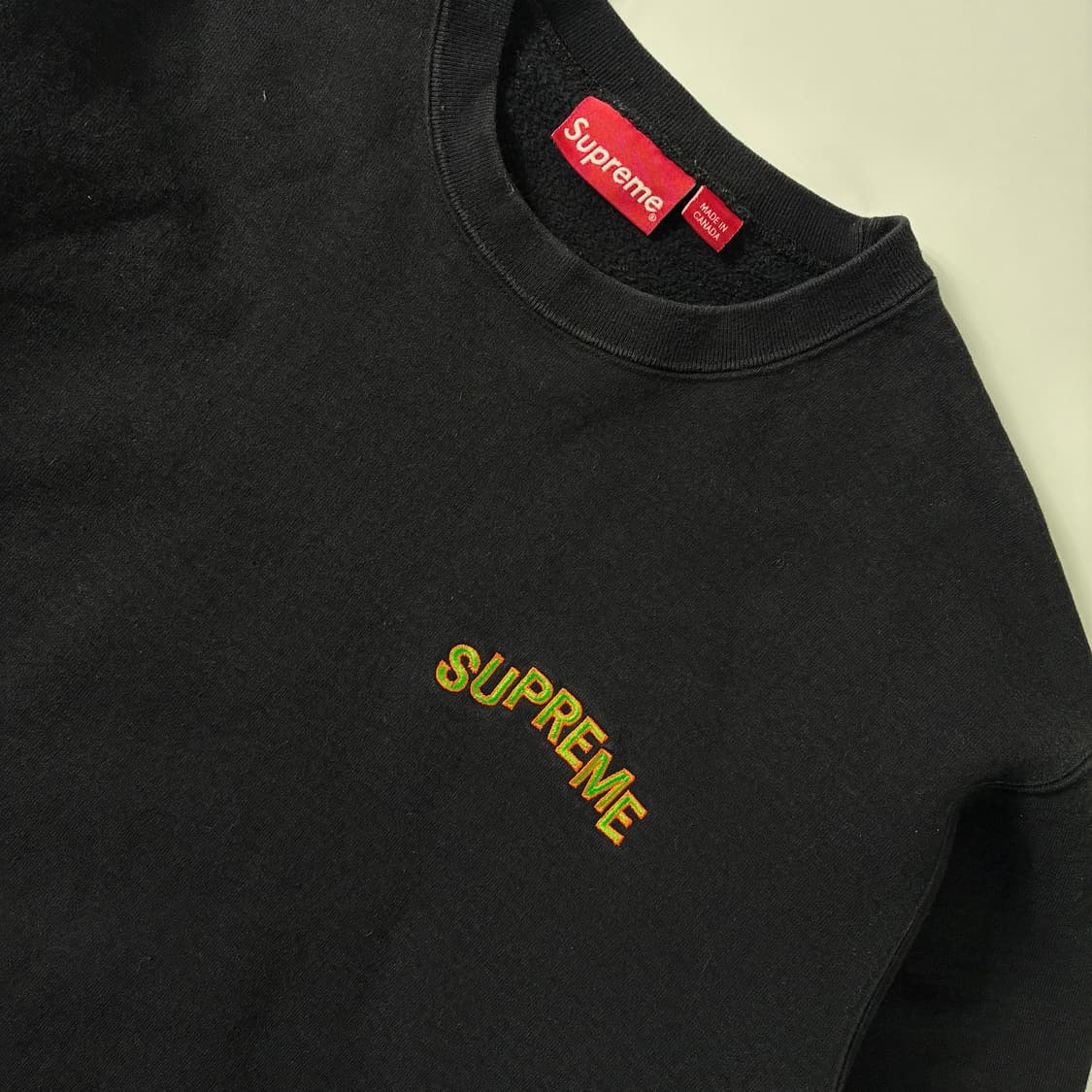 Supreme  슈프림 스텝 아크 크루넥 블랙 맨투맨  상품이미지3