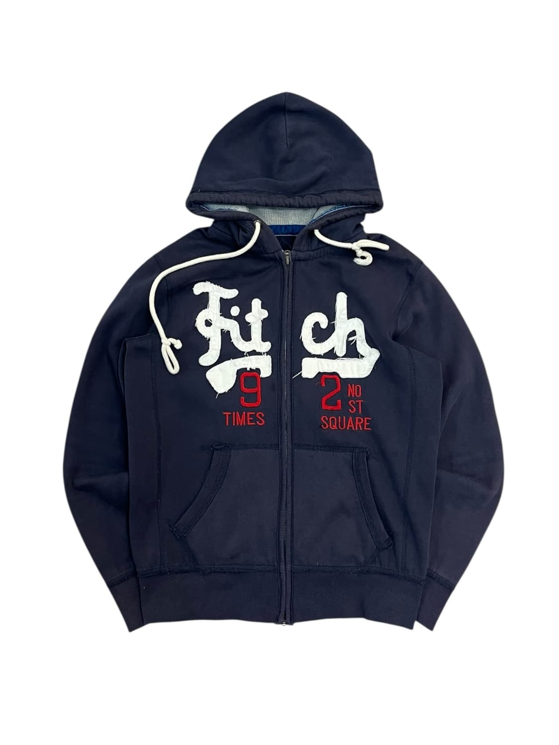 아베크롬비 기모 후드집업 네이비 S #csz2756 상품이미지3