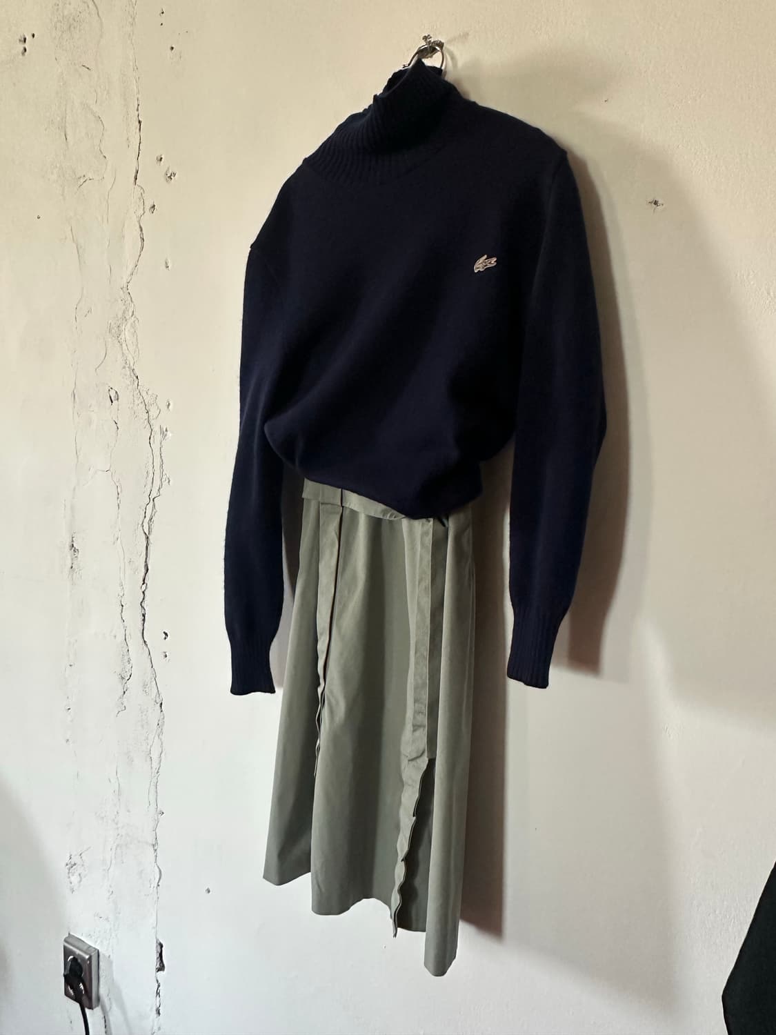 80's france made turtleneck knit 상품이미지1