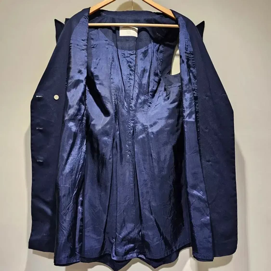 구호(KUHO) 네이비 롱 베스트 ~55반 상품이미지6