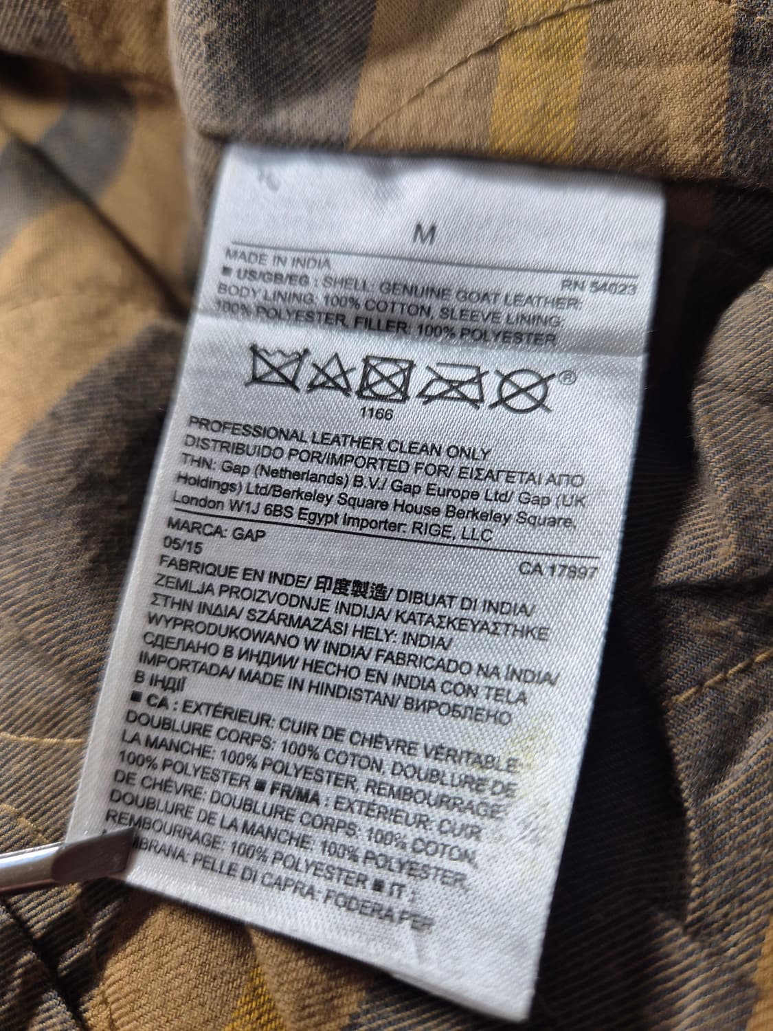 GAP 고트 레더자켓 상품이미지9