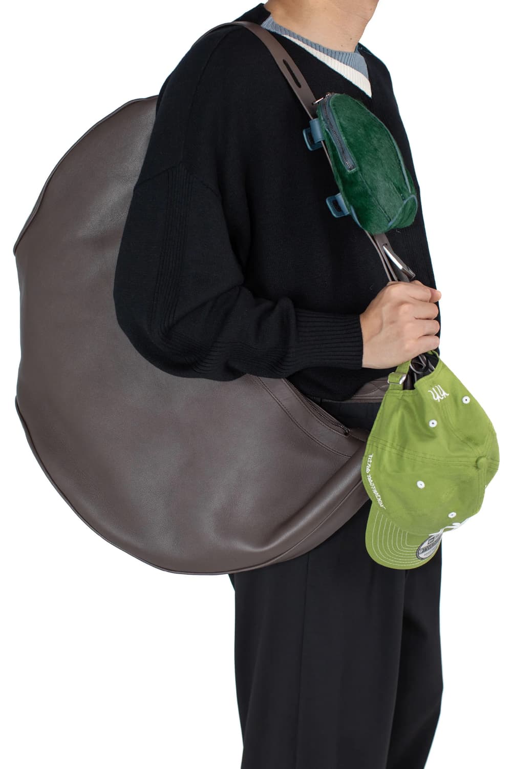 키코 코스타디노브 25fw MORAVIA 레더 백/초콜렛 상품이미지8