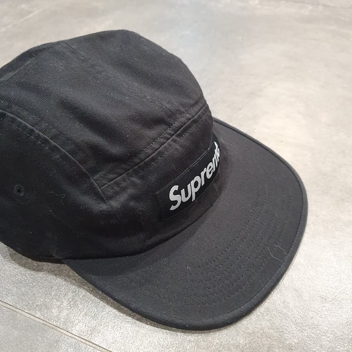 슈프림 캠프캡 블랙 상품이미지2